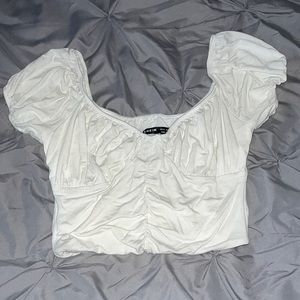 XS white colored shirt from shein